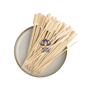 NUEVO DISEÑO Palillos de Bambú Ecológicos Lisos y Desechables para Pollo, Carne, Mariscos y Vegetales a la Parrilla - Product Image 1