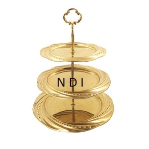 Support de gâteau de service de fête de mariage avec la forme ronde avec le décor de couverture de dôme en verre pour la fête d'anniversaire support décoratif de gâteau en bois - Product Image 6