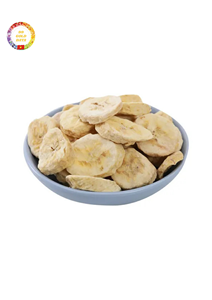 Tranches de bananes lyophilisées en gros, ingrédient fruitier naturel, qualité supérieure, chips de bananes pour pâtisserie, desserts et collations - Product Image 3