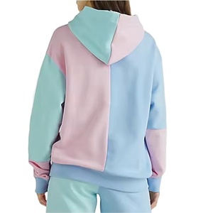 Hombres 100% nueva llegada personalizado al por mayor en blanco 300 Gsm peso pesado 100% algodón polar pulóver hombres Sudadera con capucha con paneles 2026 - Product Image 3