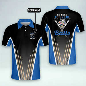 Maillot d'équipe de billard 2026 Nouveau style Impression par sublimation numérique 100% Polyester Respirant Toile Manches courtes - Product Image 1