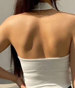 High Demand Women Trendy Fashionable Cotton Crop Top Summer Styling Slim Fit Body Hugging Basic But High Quality Daily Wear - Product Image 5