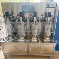 Bioréacteurs en verre Bailun 4L-4 adaptables pour divers fermenteurs microbiens en verre