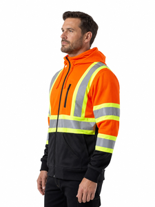 Pantalon de travail unisexe personnalisé certifié CE, respirant, en mélange de coton, résistant à l'usure, avec entrejambe renforcé et réfléchissant, détecteur de métal - Product Image 3