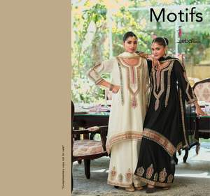 Traje Palazzo de Chinon Pesado de Diseñador con Bordado, Elegante Atuendo Tradicional Étnico Listo para Usar para Mujer, Look Festivo - Product Image 3