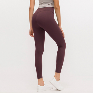 Nouveau Legging de Yoga Femme Lulu Design Align 2026, Taille Haute, Couleur Nude Unie, Extensible dans les Quatre Sens, Longueur Mollet, pour Sport et Fitness - Product Image 5