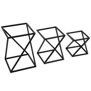 Exhibidores de Comida Cuadrados para Buffet, Directo de Fábrica, Juego de Soportes Metálicos para Exhibición de Alimentos, para Hoteles y Servicios de Catering - Product Image 6