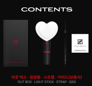 The BOYZ - LIGHT STICK OFICIAL DE ACRÍLICO V2, Primera Edición, Portátil, Edición Limitada, Set de Fototarjetas de Regalo (9 Unidades) - Product Image 4