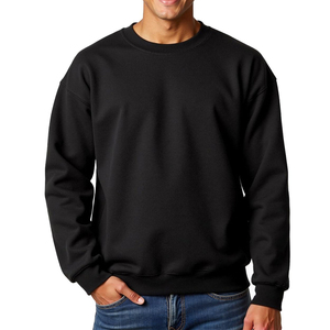 Sudaderas de Invierno Transpirables de Alta Calidad en Poliéster/Algodón, Diseño de Cuello Redondo y Hombros Caídos, Gran Venta - Product Image 1