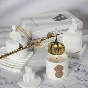 Apagavelas retro con forma de calabaza y mango largo, extintor de velas de metal para apagar la llama del mecha de forma segura, decoración del hogar - Product Image 4