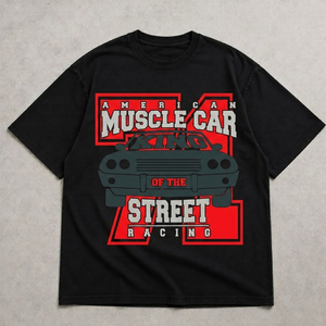 Camiseta de Manga Corta con Cuello Redondo para Hombre, Negra, Casual, Corte Regular, Felpa, Ecológica, Transpirable, de Secado Rápido - Product Image 4