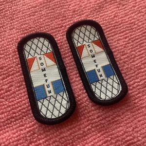 Écusson tissé sans nickel pour uniforme scolaire avec bordure découpée au laser, haute définition, lavable, pour épaule - Product Image 4