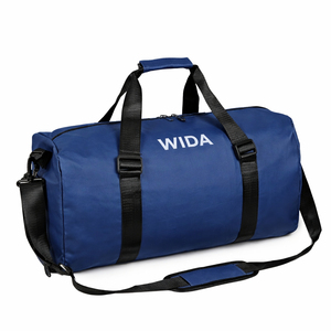 Sac de sport de grande capacité, compartiment pour chaussures, imperméable, polyester, fermeture éclair, écologique, léger, personnalisé - Product Image 5