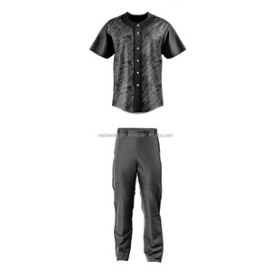 Blank Plain Printed Customized <b>Baseball</b> Wear Uniform <b>Set</b> Street Wear Men <b>Baseball</b> Jerseys Custom Made <b>Baseball</b> T Shirt - Product Image 5