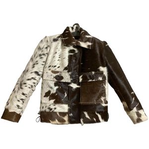 Chaqueta de Cuero Vacuno de Alta Calidad para Hombre, Chaqueta de Piel de Vaca Genuina, Estilo Moderno e Informal para Invierno - Product Image 6