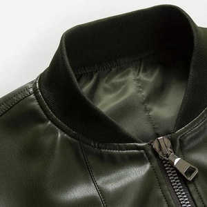 High Quality Plus Size <b>Men's</b> <b>Leather</b> <b>Jackets</b> Breathable With Custom Logo Printing and Different Colors Wholesale <b>jacket</b> for <b>mens</b> - Product Image 3