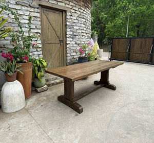 <b>Rustic</b> Brown Recycled Wood Oak Table Living Room Glass <b>Cabinet</b> Furniture for Home Use from VietNam. - Product Image 3