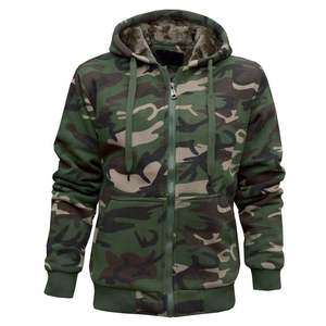 Sweat à capuche en molleton de coton uni imprimé sur mesure pour hommes Pull-over élégant avec capuche classique pour l'hiver - Product Image 6