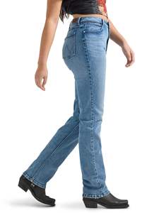 Pantalones Vaqueros Clásicos de Moda para Mujer, Cintura Alta, Color Azul Claro, Transpirables, Tipo Cargo, Pantalones Vaqueros de Alta Calidad para Mujer, Personalizados, Casuales - Product Image 2
