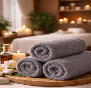 Serviette de toilette en coton jacquard premium 300 GSM à prix réduit pour spa, hôtel et usage sportif - Écologique, séchage rapide, approvisionnement en gros - Product Image 3