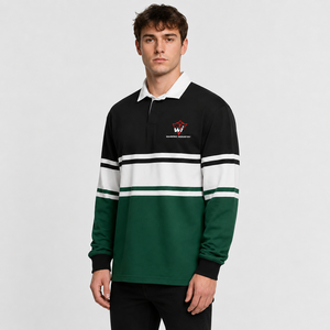 Camiseta de Rugby Personalizada Premium sin Mangas, Transpirable, 100% Poliéster, para Deportes de Equipo, Cuello en V Clásico, Antibacteriana - Product Image 2