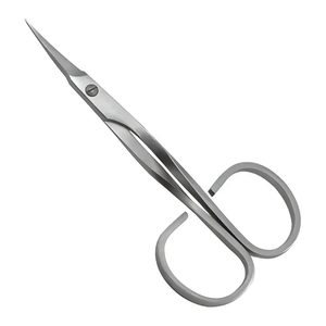 Ciseaux à ongles incurvés en acier inoxydable de haute qualité pour droitiers, pour manucure et soin des cuticules, avec lame tranchante, logo personnalisé - Product Image 2