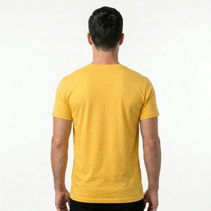 Camiseta Casual de Manga Corta con Cuello Redondo y Estampado Animal Personalizado para Hombre, Corte Regular, 100% Algodón Jersey, 200 Gramos, Lisa - Product Image 3