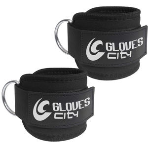 Guantes Profesionales City Fitness con Correas Dobles en D para Tobillo, para Fijación a Múltiples Cables, para Ejercicios de Piernas y Glúteos en el Gimnasio - Product Image 1