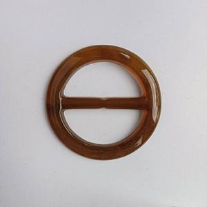 Classic Resin Buckle Oval Shape Light Brown High Quality <b>Bag</b> <b>Accessories</b> - Product Image 4