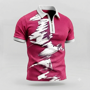Chemise de golf personnalisée pour homme en polyester tricoté 100 % anti-plis à manches longues avec logo brodé et imprimé numériquement – Vente en gros - Product Image 5