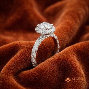 Bague en argent sterling 925 avec moissanite taille brillant, élégante, pour mariée, bijou de promesse, pour femme, usage quotidien, cadeau, USA Shine Wedding - Product Image 3