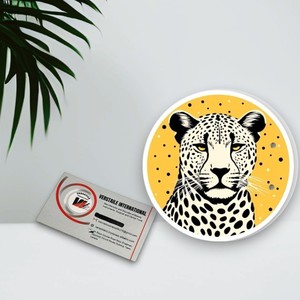 Black White Flower Diamond Cheeta Print Acrylic Magnetic Lash Tiles Reusable Eco-Friendly Private <b>Label</b> Lash Plate Eyelash - Product Image 2