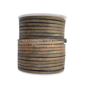 Cordon en cuir plat de qualité supérieure Reliance Leather, couleur antique, 3 mm/4 mm/5 mm, pour la fabrication de colliers, bracelets, artisanat DIY, tressage, nouage - Product Image 2