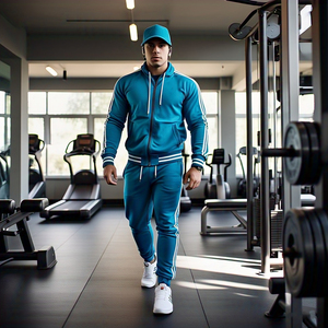 Winter 400 Gsm <b>Plus</b> <b>Size</b> Solid Hooded Men's Oversize 2-Piece Drawstring Tracksuit Fleece Lining <b>Jogger</b> Pants <b>Set</b> - Product Image 6