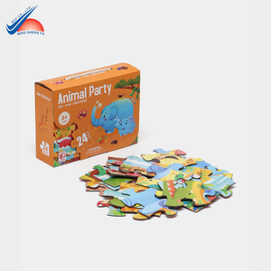 Puzzle en carton sur le thème des dessins animés avec des couleurs vives et des pièces robustes à emboîter pour les enfants - Product Image 4