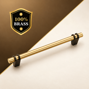 Wardrobe Handle KIA With Brass Gold Black Finish Modern Cabinet Hardware For Furniture Doors <b>Drawers</b> And Storage <b>Units</b> - Product Image 4