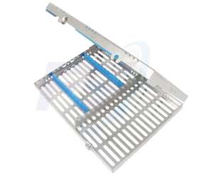 Implant dentaire endodontique pour 12 instruments, manuel, en acier inoxydable avec verrouillage et accessoires - Product Image 5