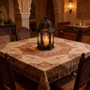 Rustic <b>Black</b> Metal Moroccan <b>Lantern</b> <b>with</b> Clear Glass Panels Decorative <b>Candle</b> Holder for Ramadan Kitchen Home Decor - Product Image 2