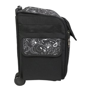 Bolsa de Transporte con Ruedas en Blanco y Negro para Máquinas de Coser, Práctica y Conveniente - Product Image 4