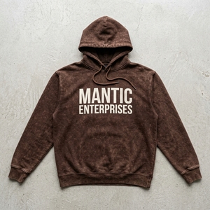OEM High-quality French Terry <b>Hand</b> <b>Paint</b> Graffiti 500 Gsm Logo Distressed Vintage Plain Acid Stone Washed Custom Hoodie Men - Product Image 5