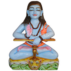 Estatua de Sripada Srivallabha de Mármol de Calidad Superior |   Ídolo de Guru de Mármol Hecho a Mano - MALIYAS - Product Image 1