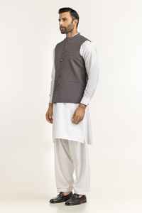 Chaleco Tradicional para Hombre en Colores Sólidos, Fabricación Profesional, Ligero, Estilo Afgano, para Fiestas y Bodas - Product Image 3