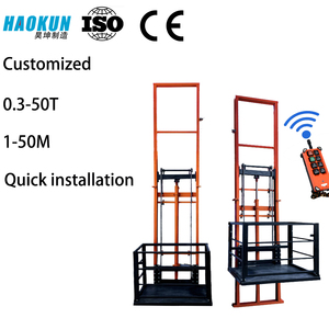 Elevador de Carga Personalizable para Almacén, Elevador Industrial, Elevador Hidráulico, Elevador Pequeño para Mercancías - Product Image 1