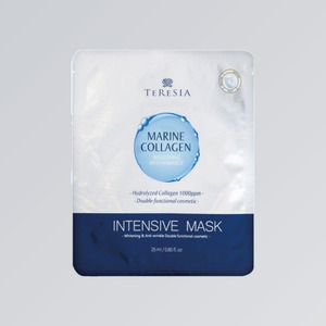 แผ่นมาส์กหน้าเกาหลี K-Beauty Tersia Marine Collagen Intensive Mask Sheet Pack 10 แผ่น ผลิตในเกาหลี - Product Image 2
