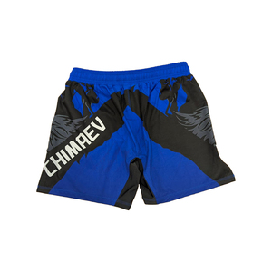 UFC Men's MMA Fight Kit Blue Sublimation Print T-Shirt and <b>Shorts</b> Set Quick Dry <b>Polyester</b> Mixed Martial Arts Wear Spandex BJJ - Product Image 5