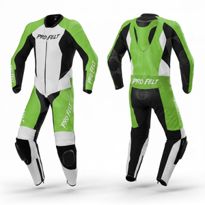 Vêtements de sécurité de qualité supérieure, combinaison en cuir pour course moto, équipement de protection respirant, armure CE, combinaison de course moto - Product Image 4