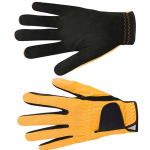 Guantes de Golf Amarillos para Hombre, Completamente Personalizables, de Piel de Oveja, al Mejor Precio - Product Image 3