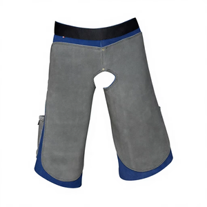 Protège-jambes de fermeur en cuir de haute qualité, réglables, pour le sablage des sabots, équipement de protection professionnel pour fermeurs - Product Image 1