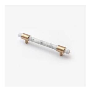 Tirador acrílico moderno y sencillo para puertas de armario de oficina y cajones, herraje de un solo orificio para puertas de armario y cajones. - Product Image 4