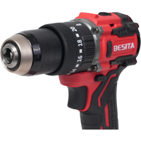 Perceuse sans fil professionnelle BESITA de qualité industrielle, alimentée par batterie au lithium, moteur sans balais, vitesse variable, 65 Nm, 21 V, 2,0 Ah